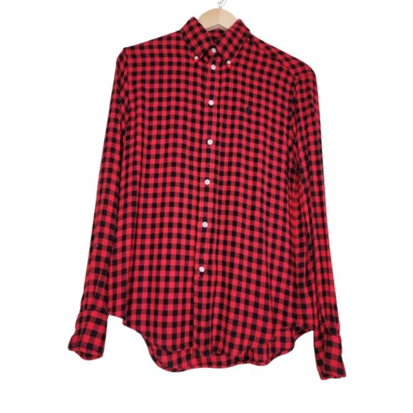 Ralph Lauren Men's Red Flannel Shirt - Small - Picture 1 of 9